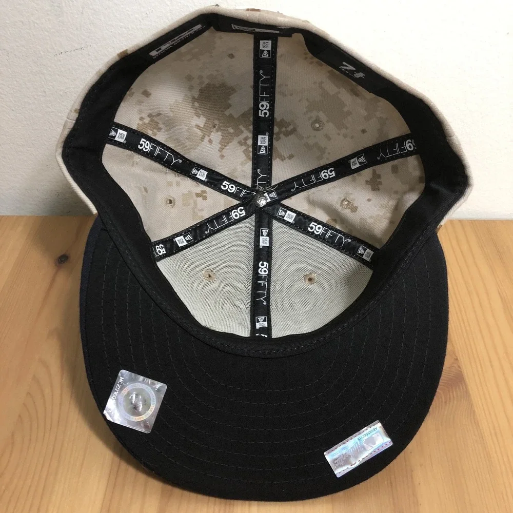 New York Yankees New Era 59FIFTY 2014 MLB Memorial Day Fitted Cap Sz 7 5/8 Camo